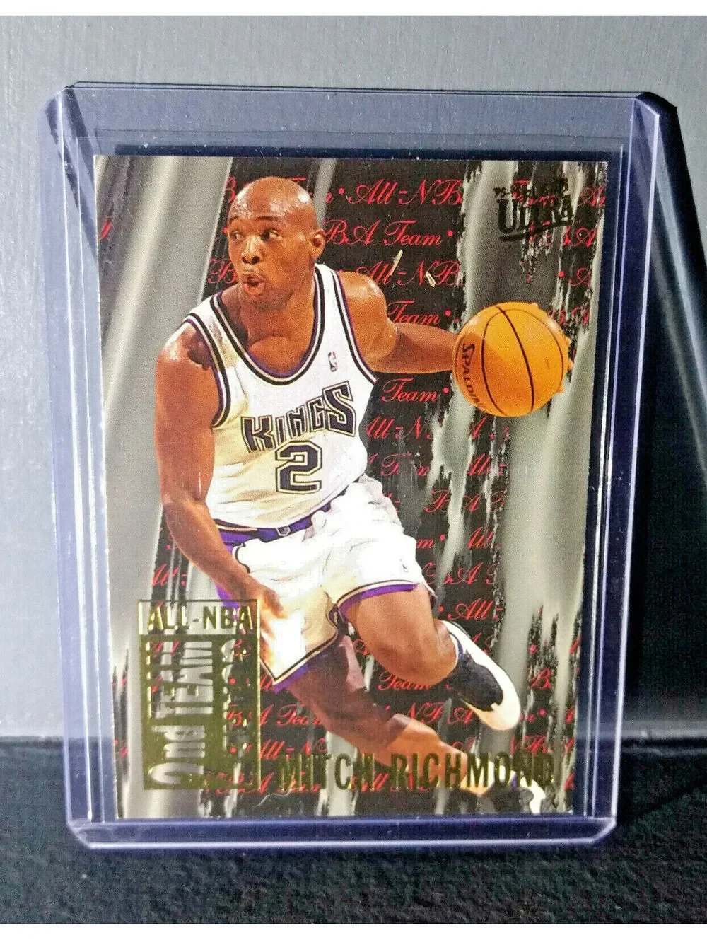 1995-96 Mitch Richmond Fleer Ultra All-NBA Team #10 Basketball Card